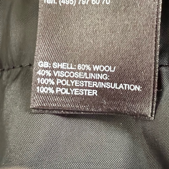 The North Face Men's Wool Blend Black Green Plaid Chore Trucker Jacket sz Small - Picture 10 of 10